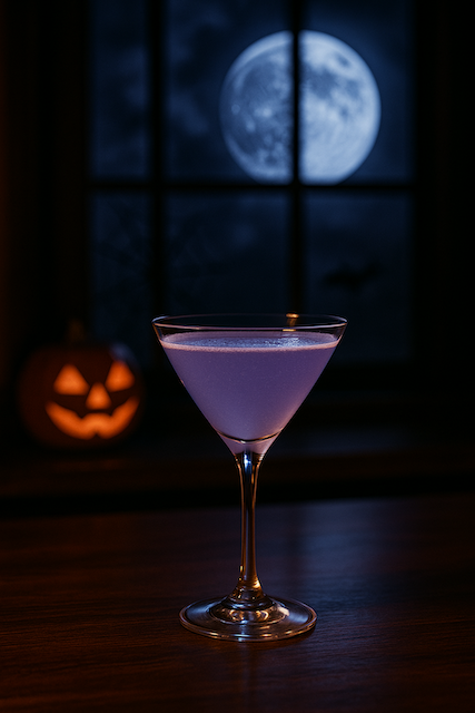 月夜に映えるブルームーン