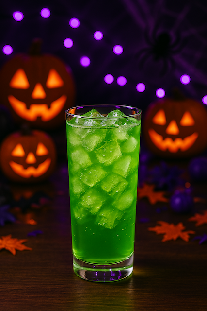 ハロウィンカラーのミドリスプモーニ