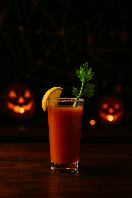 ハロウィンに映えるカクテル ブラッディメアリー