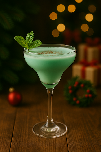 クリスマスツリーのような見た目のグラスホッパー